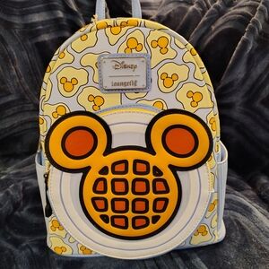 Loungefly Disney Mickey Mouse Backpack - Yellow and White